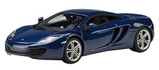 AUTOart 1/43 McLaren MP4-12C Blue model car
