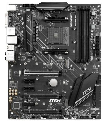 MSI X470 GAMING PLUS MAX AM4 AMD X470 SATA 6Gb/s ATX Motherboard Mint