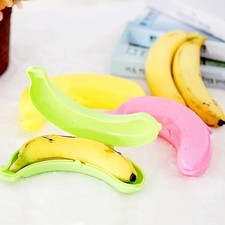 Banana Protector Case Outdoor Lunch Fruit Box Storage Holder Banana Guard UK
