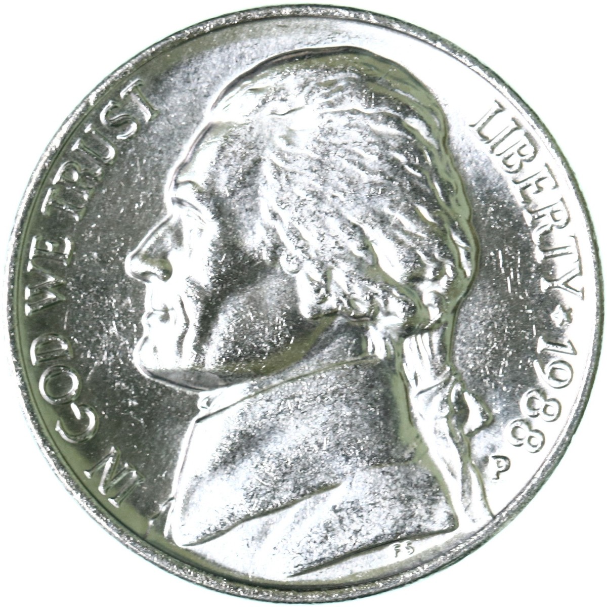 1988 P Jefferson Nickel Gem BU US Coin See Pics N956 | eBay