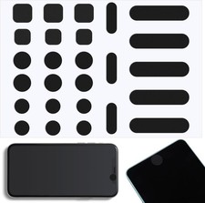 26PCS Universal Webcam Covers Laptop Camera Cover Privacy Protection - Black