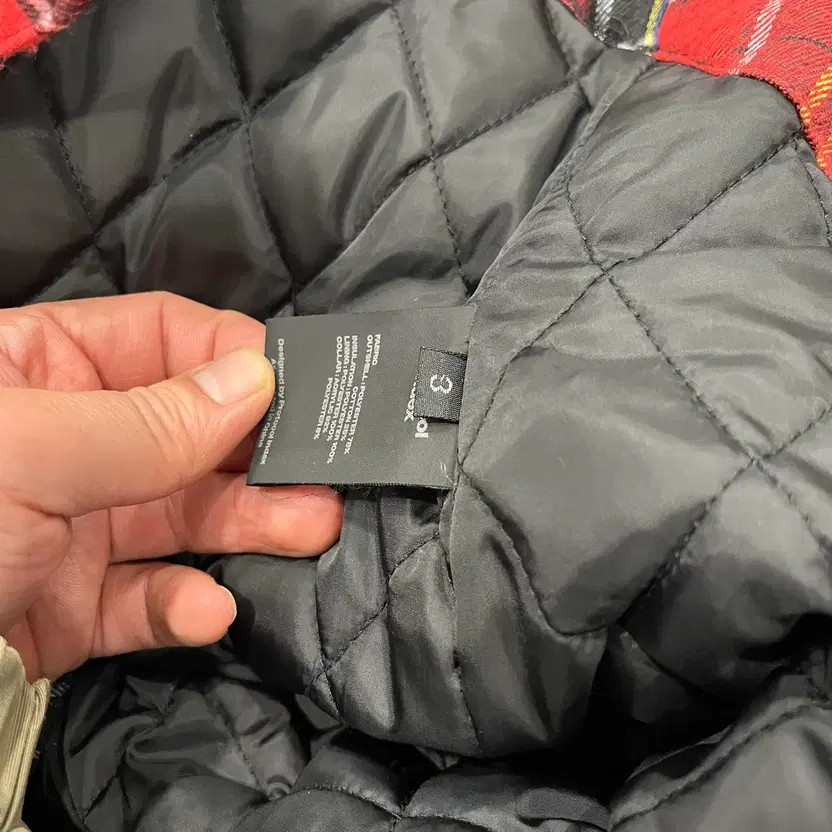 Protocol Index Checked Quilted Padding Jumper - image 7