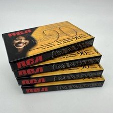 Lot of 4 Factory Sealed RCA 90-Minute Audio Cassette Tapes