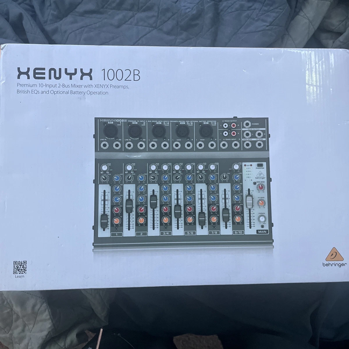 Behringer ミキサー XENYX 1002B Behringer Xenyx 1002SFX 10-channel Analog Streaming Mixer : Amazon