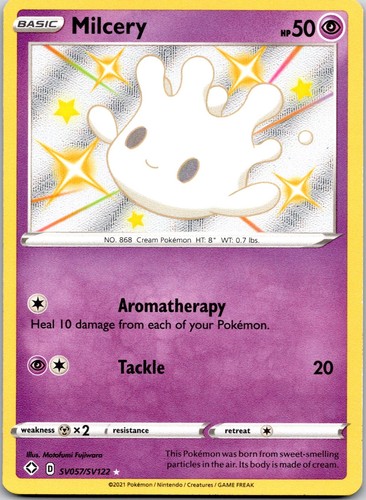 Milcery SV057/SV122 Shiny Rare Shining Fates Shiny Vault Pokemon Holo Near Mint