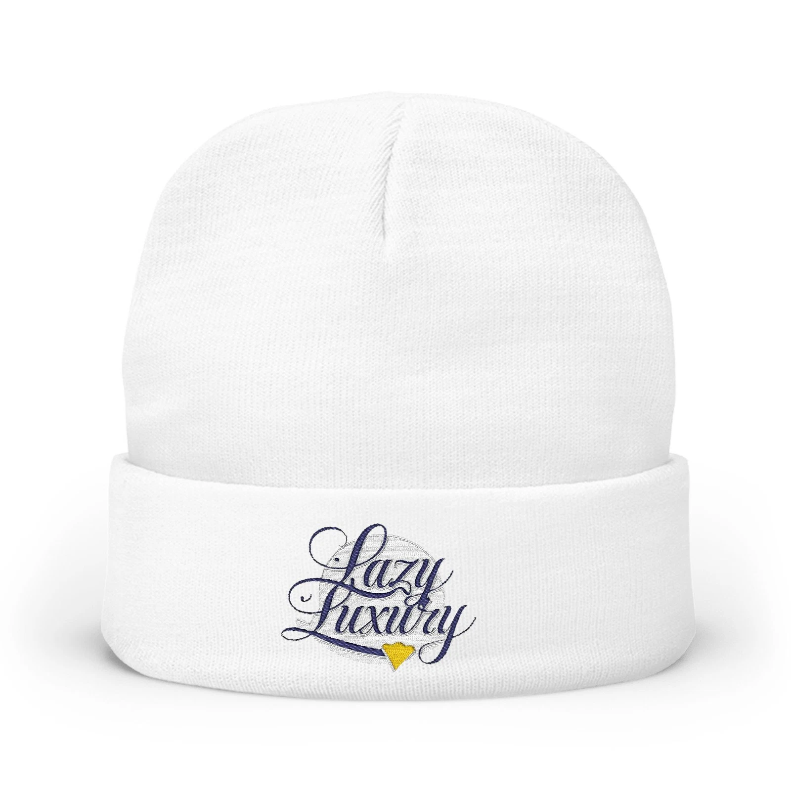 Cozy Embroidered Knit Beanie - Lazy Luxury, Winter Accessory, Gift, Casual wear
Opens in a new windo