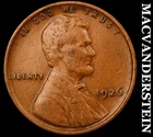 1926 Lincoln Wheat Cent - Scarce  Better Date  No Reserve  #J8438