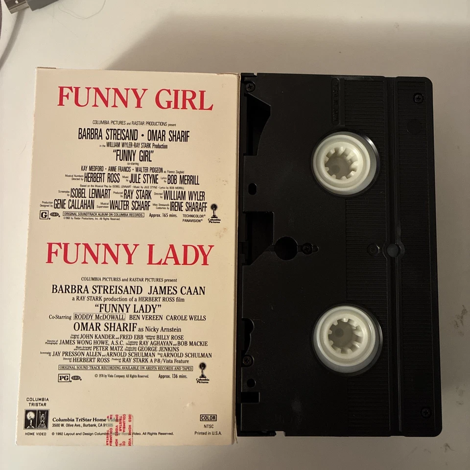 Funny Girl & Funny Lady VHS Box Set 1997 Barbra Streisand Musical – Charity Sale - Image 4 of 4