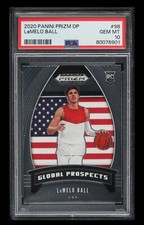 2020 🏀 PSA-10 - LaMelo Ball  Prizm DP, #98, RC, Global Prospects