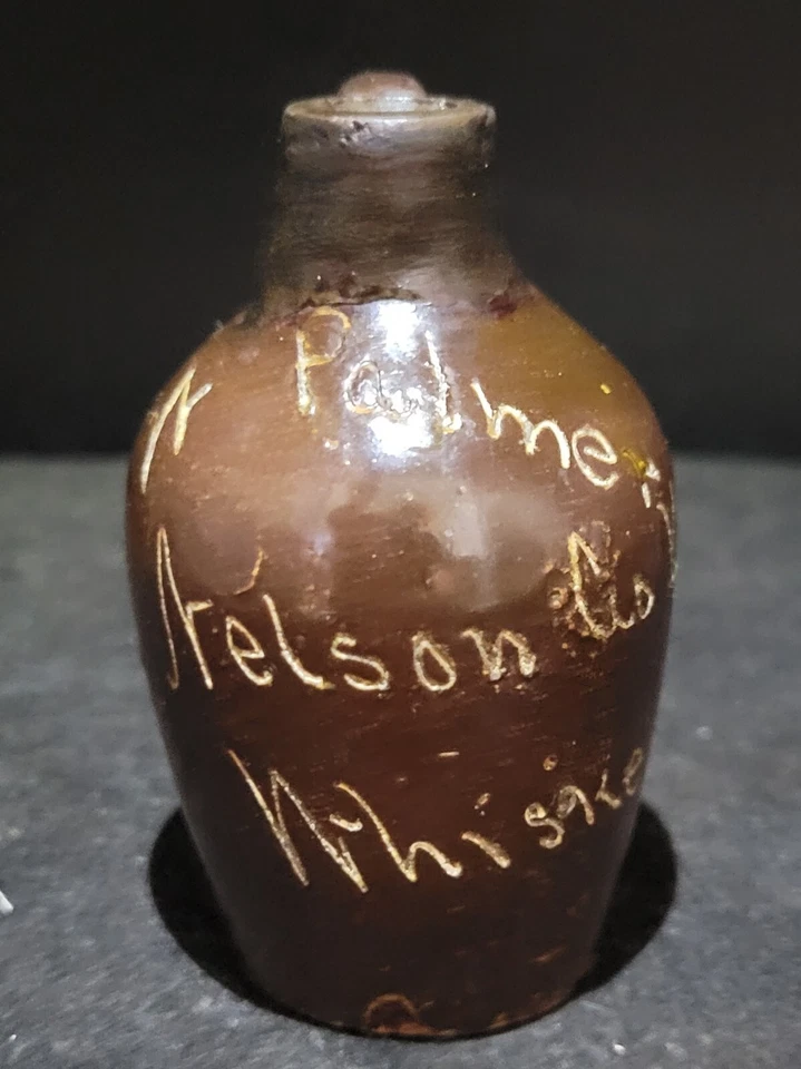 СТАРЫЙ JW PALMER NELSON CO KY МИНИ СКРЕТЧ ВИСКИ КУВШИН PRE-PRO ИЗЯЩНЫЙ @3 - Изображение 3 из 4