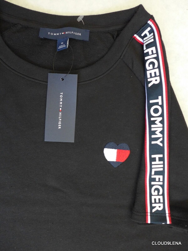tommy hilfiger tape flag t shirt