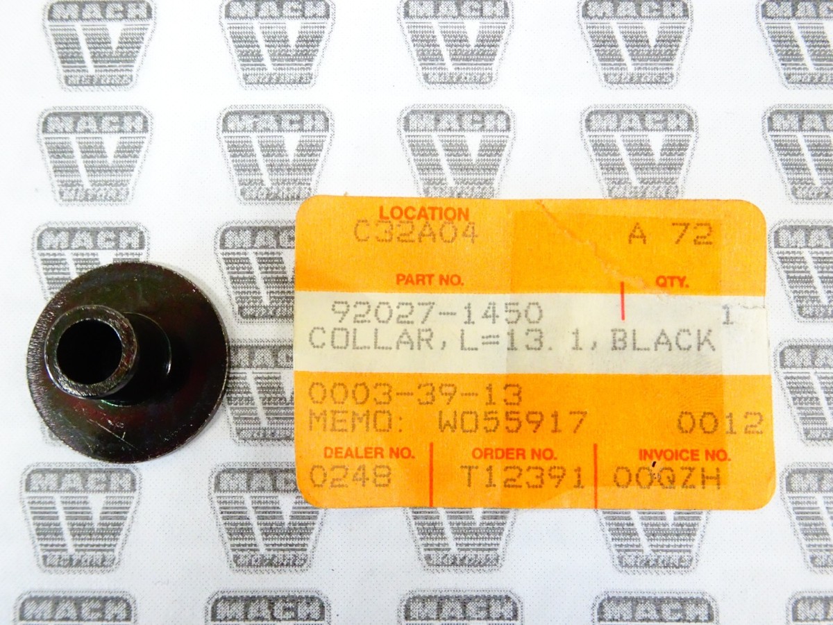 Kawasaki NOS NEW 92027-1450 Black Collar L=13.1 EJ ER EX KX KAF