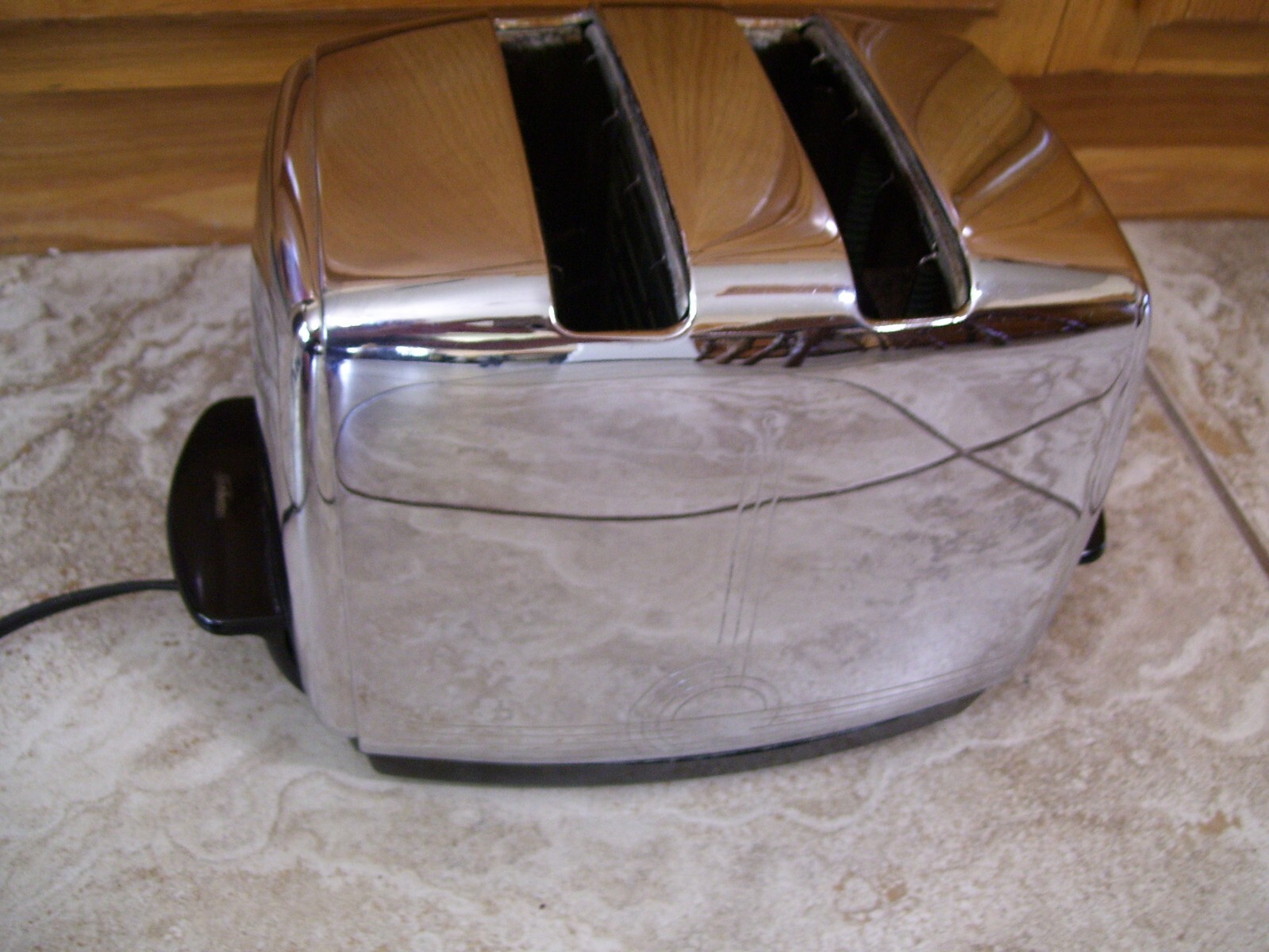 Vtg 1960's Chrome 2 Slice Sunbeam Radiant Control T20B Toaster NO