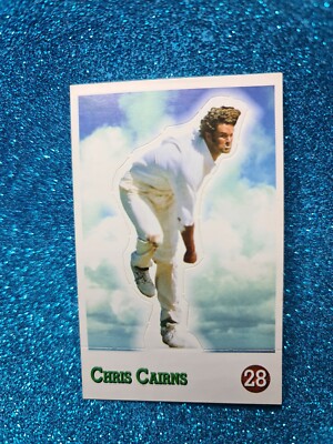 Chris Cairns 1997/98  #28 Pop-Up Cricket Card FREE POST