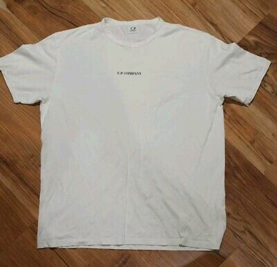 【送料&関税込】C.P. Company White T-shirt Vintage CP COMPANY 100% Cotton Ideas From Osti White T Shirt