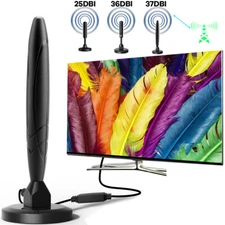 High-Gain 36dBi DVB-T Digital TV Antenna VHF/UHF 5m Cable ATSC/DVB-T Compatible