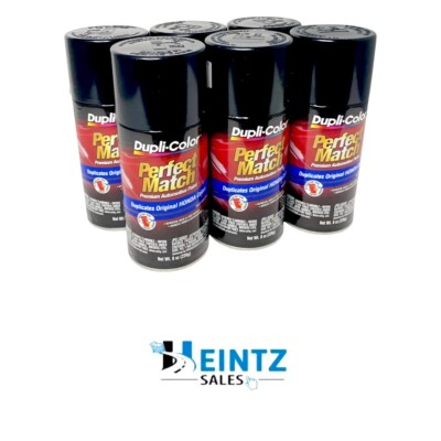 Duplicolor BHA0982 Perfect Match Honda Nighthawk Black Pearl B92P - 8oz (6 PACK)