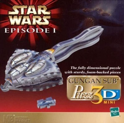 STAR WARS EPISODE 1 ''Gungan Sub'' Puzzél PUZZ 3D MINI Neu New & OVP