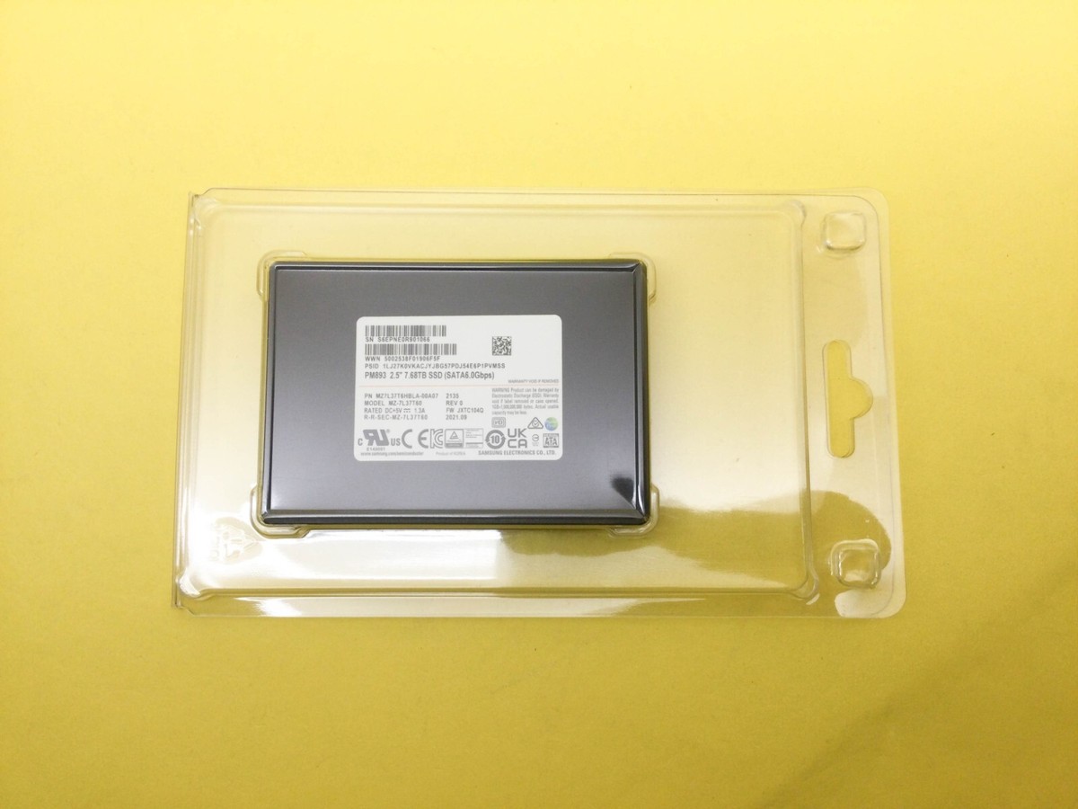 Samsung PM893 7.68TB SATA 6Gb/s 2.5