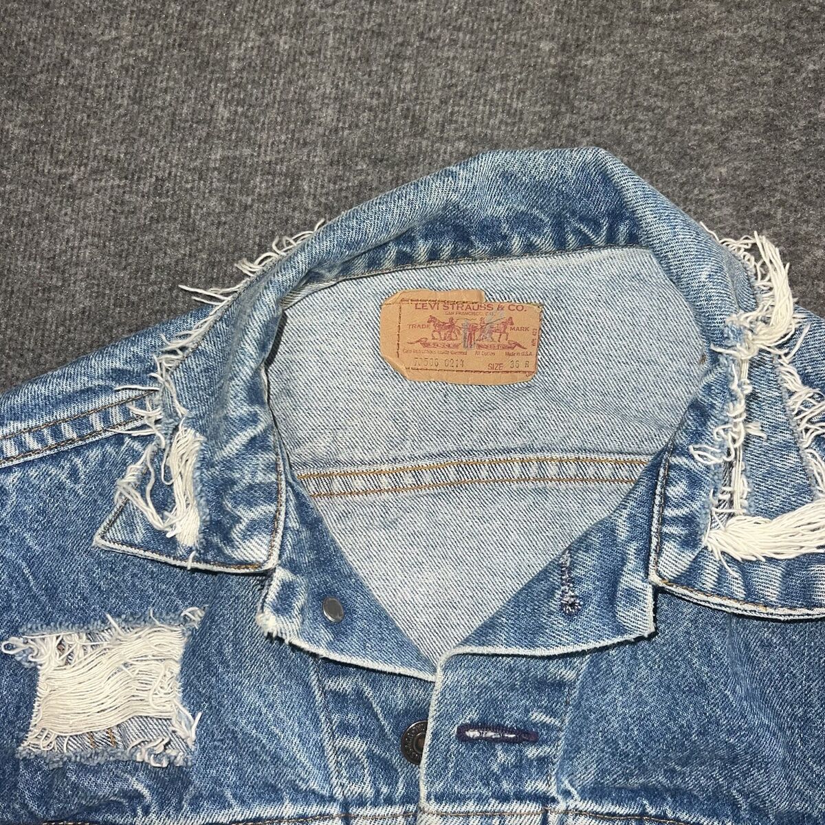 Kanye West PABLO Levis Jacket TLOP Tour Merch Size 36R Kanye West PABLO Levis Jacket TLOP Tour Merch Size 36R