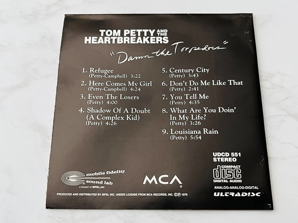 Tom Petty Damn The Torpedoes CD MFSL ULTRADISC JAPAN 24KT GOLD LIMITED ED. RARE! - Image 4 of 4