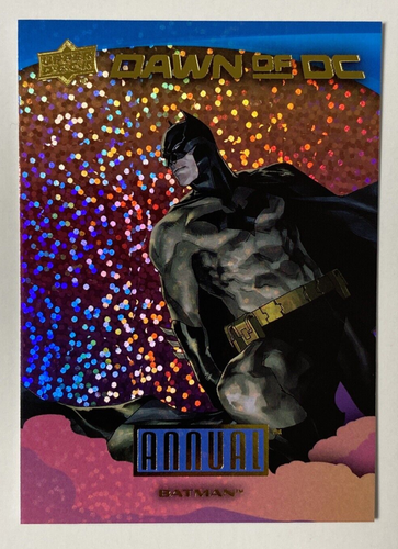 2023-24 UD DC Annual SPARKLE PARALLEL DAWN OF DC BATMAN D-6 35/99
