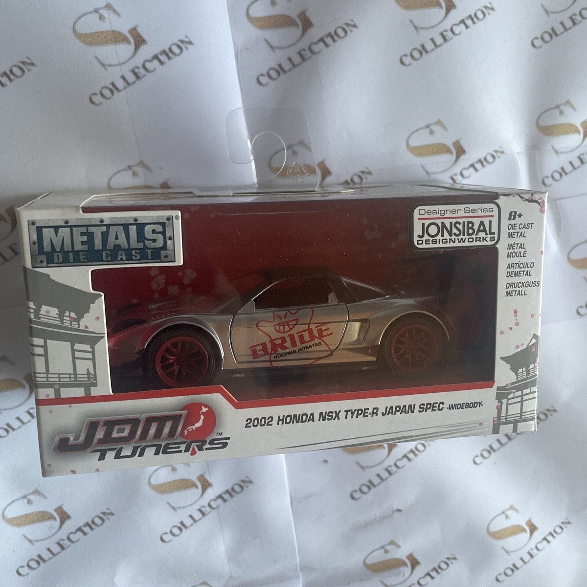 JDM TUNERS NSX-R 改 JDM Tuners 2002 Honda NSX Type-R Japan Spec Red 1:24 Scale