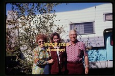 Pretty Woman Dodge Truck W Camper Topper In 1975 Original Slide Aa 23-13b