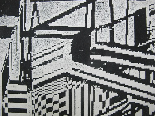 GORDON GILKEY Modern Art B&W Signed Etching of Portland OR AS the PEARL GROWS - Picture 5 of 7