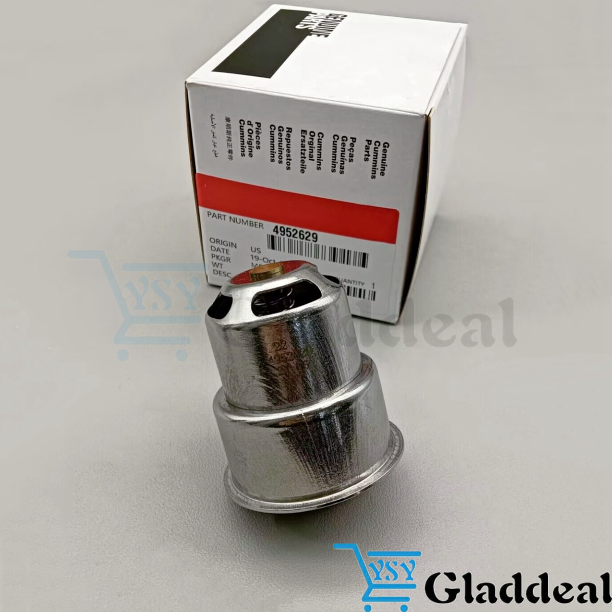 Genuine For Cummins 4952629 Thermostat 15 liter ISX/QSX