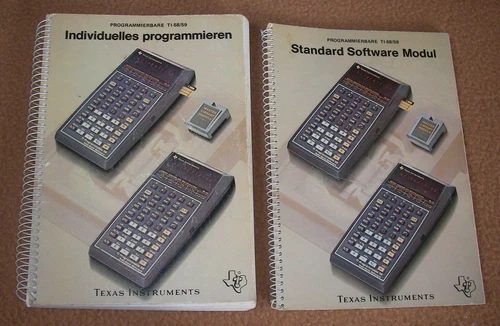 2 Benutzerhandbücher für Texas Instruments TI-59/58