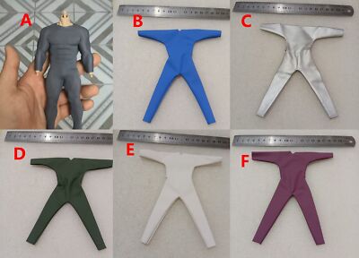 [NO Figure] 1/12 Scale Multi-color PU Jumpsuit for 6'' MUFF TOYS ADAM WWE