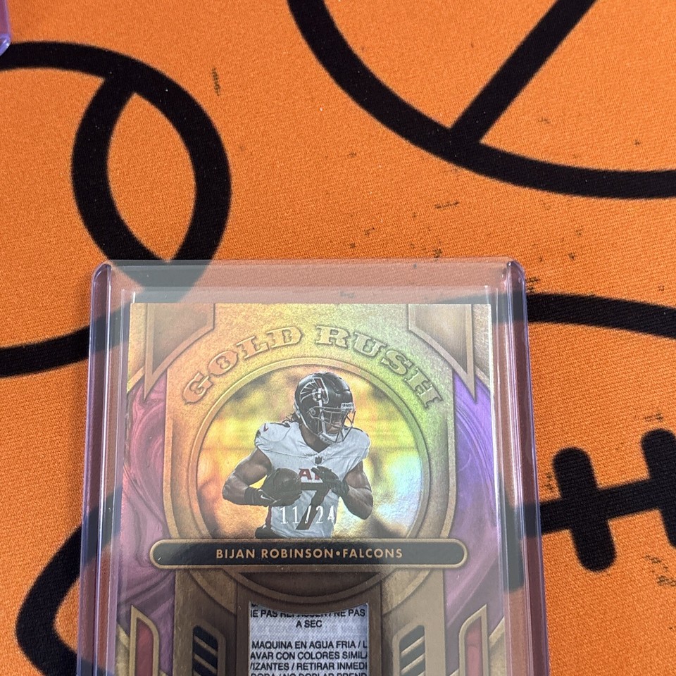 2024 Gold Standard FOTL Bijan Robinson 11/24 Gold Rush Laundry Tag