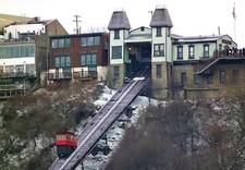 DUQUESNE INCLINE *2X3 FRIDGE MAGNET* PITTSBURGH CABLE RAIL MOUNT WASHINGTON PA
