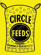 Circle Feeds Metal Sign 3 Sizes to Choose From