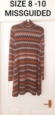 SIZE 8 MISSGUIDED PARTY DRESS new with tag sale ladies teenage vintage retro
