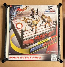 WWE Main Event Ring Wrestling Action Playset - Mattel - NEW