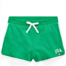 Polo Ralph Lauren French Terry Chroma USA flag Shorts Sz XL 16 youth NWT