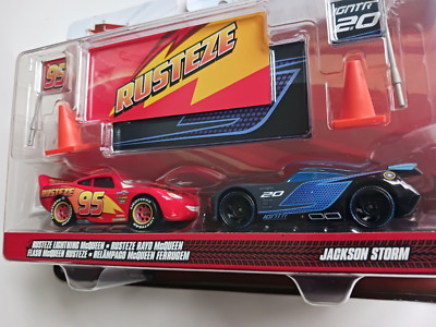 DISNEY PIXAR CARS RUSTEZE JACKSON STORM 95 20 DIECAST CARS