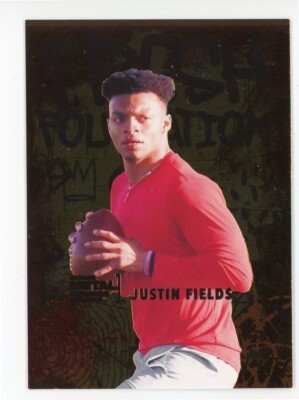 E567 JUSTIN FIELDS RC COPPER FRESH FOUNDATIONS 2021 METAL UNIVERSE OF CHAMPIONS