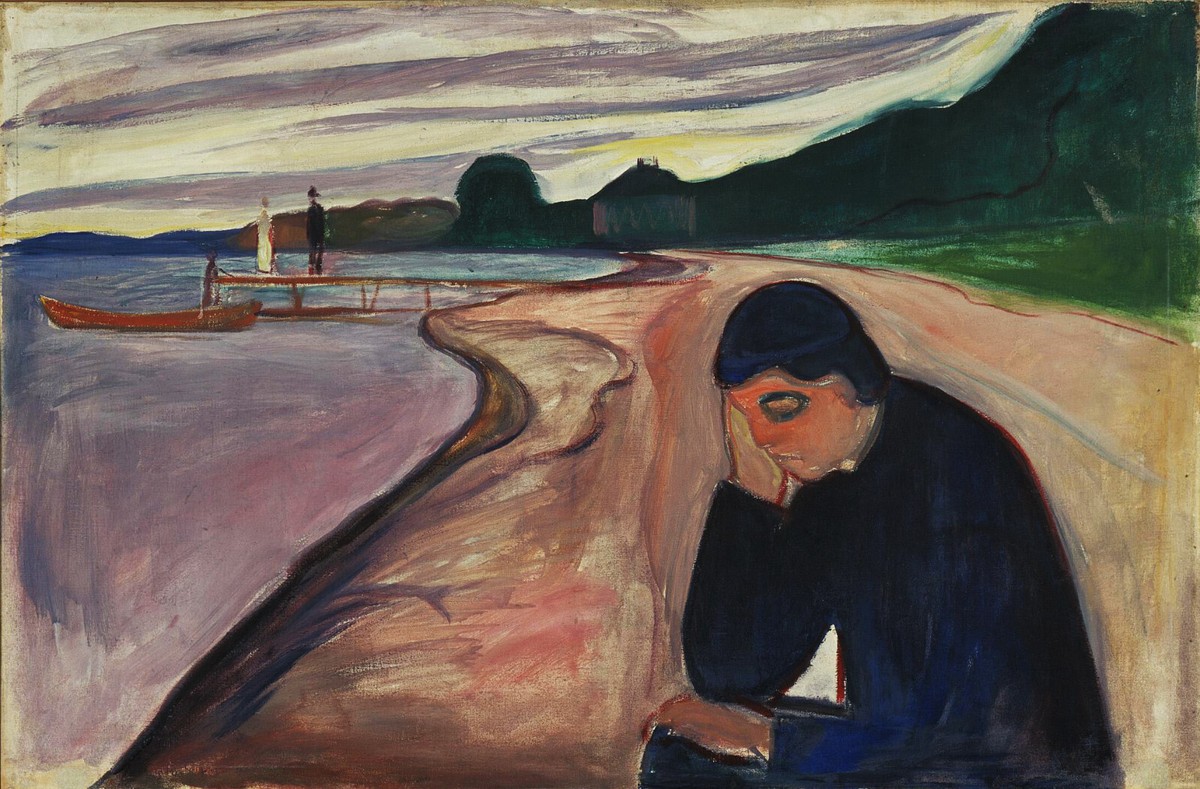 Edvard Munch: Melancholy 22x30 Archival Quality Fine Art Print | eBay