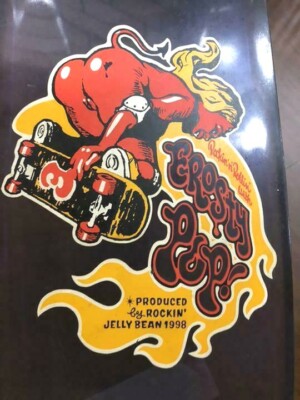 Rockin'Jelly Beanレトロスケートボード 1998年代デッド Rockin'Jelly Beanレトロスケートボード 1998年代デッド