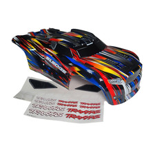 Fits Traxxas Sledge Blue Black Red Body 9511R Factory Painted Mounts  Decals