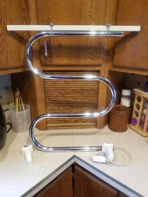 Warmrails Towel Warmer Hanging, with Wall Mount, Chrome Finish