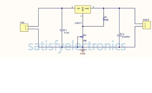 1/2/5/10PCS DC Linear Converter Buck Step Down LM317 Low Ripple Power Supply - Afbeelding 3 van 24