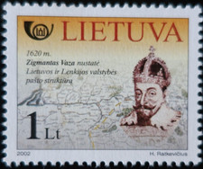TIMBRE de LITUANIE - ZIGMANTAS VAZA N°699 NEUF ** LUXE MNH