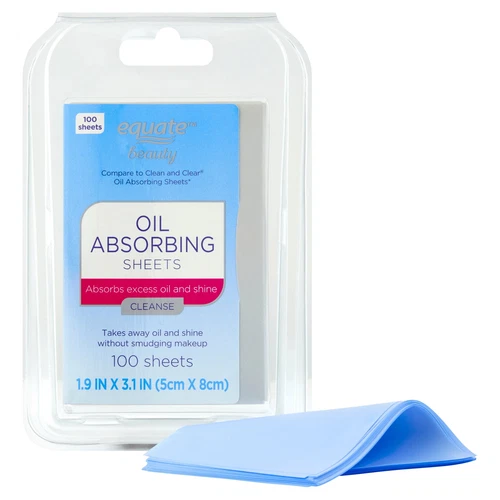 Equate Beauty Cleanse Oil Absorbing Sheets, 100 Count - Picture 3 of 8