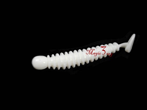 Magic3org 14pcs Soft Lures Fishing Silicone Bait T-tail Worm Heavy Flavor Body - Picture 2 of 15