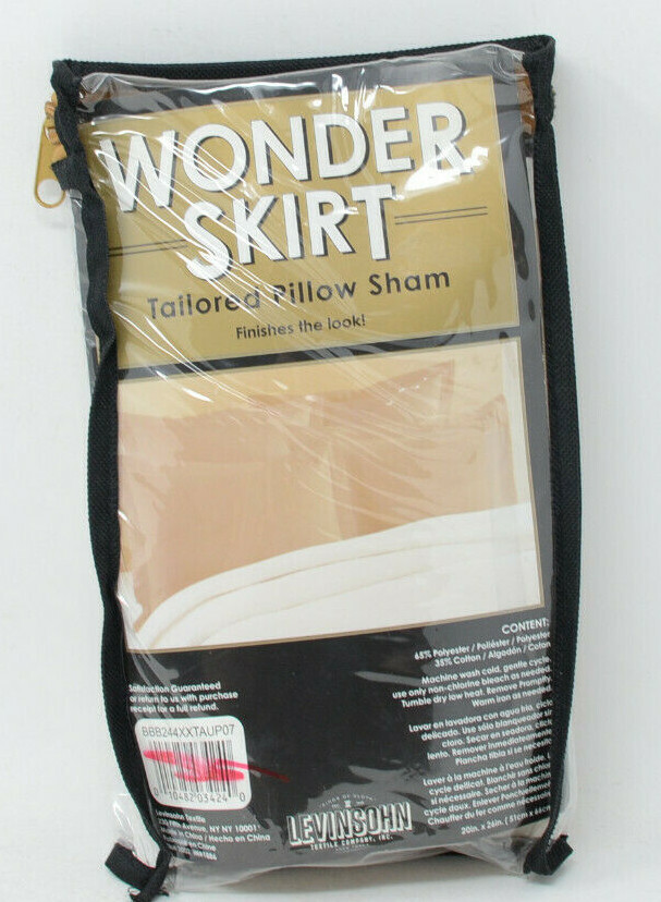 WrapAround Wonderskirt Standard Pillow Sham in Taupe eBay