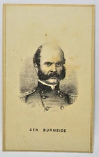 Gen. Burnside Civil War CDV photograph album filler by Prang